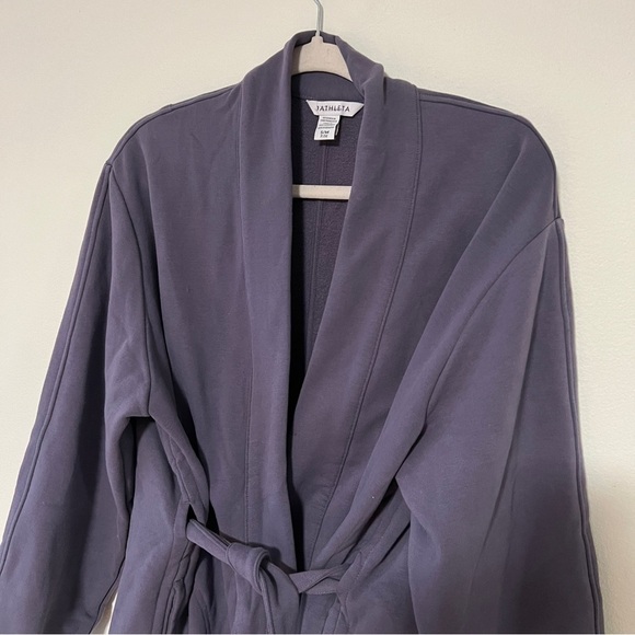 Athleta open front tie waist Cardigan with pockets purple size S/M - Picture 1 of 5